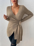 Unity Wrap Knot Side Sweater