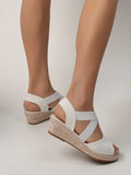 Espadrille Ankle Strap Wedge Sandals