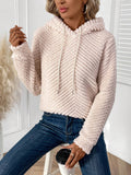 Ultra-Warm Pink Fuzzy Women's Hoodie