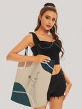 Oversized Figure Graphic Shopper Bag