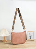 Pink Strap Crossbody Vegan Leather Bag (Copy)