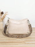 Cream Strap Crossbody Vegan Leather Bag (Copy) (Copy)