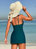 Twist Front One Piece Swimsuit