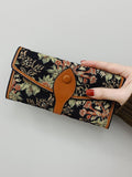 Classic Long Embroidered Wallet