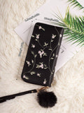 Embroidery Multi-card Slots Long Wallet