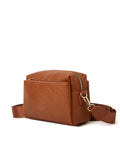 Brown Leather Wallet Shoulder Bag