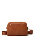 Brown Leather Wallet Shoulder Bag